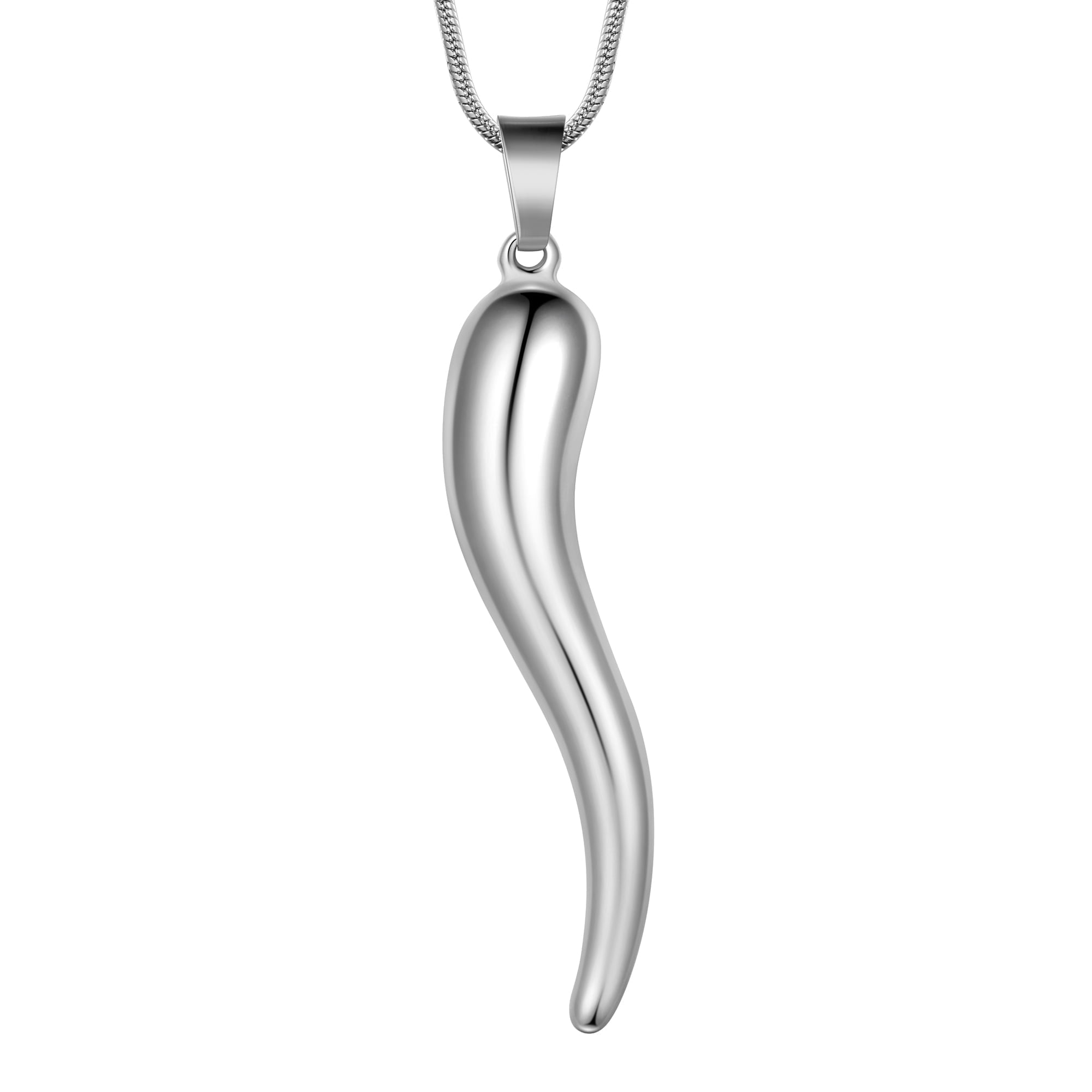 Lucky Italian Horn Necklace for Men Women Cornicello Talisman Pendant Protective Amulet Jewelry Gifts for Son